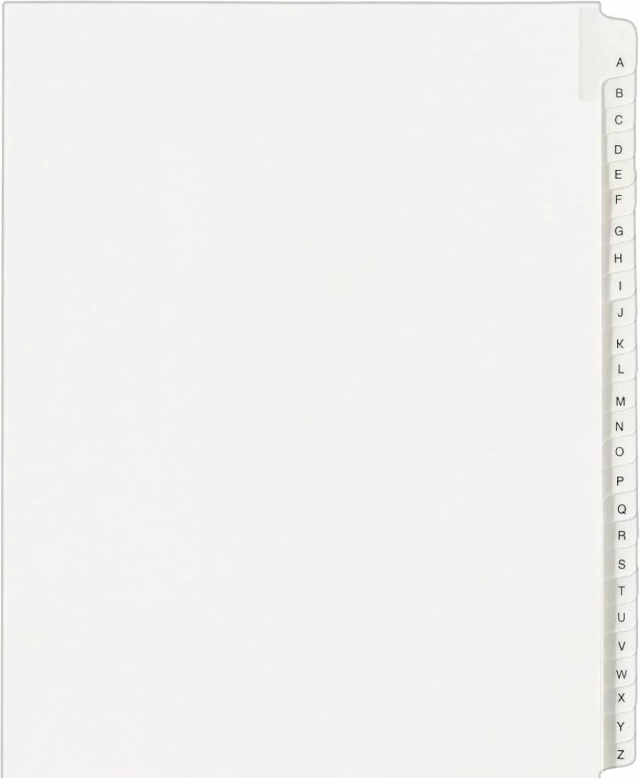 AVERY 01700 Legal Exhibit Dividers, 25-Tab Allstate Style Set for 3-Ring Binders, 1 Divider Set