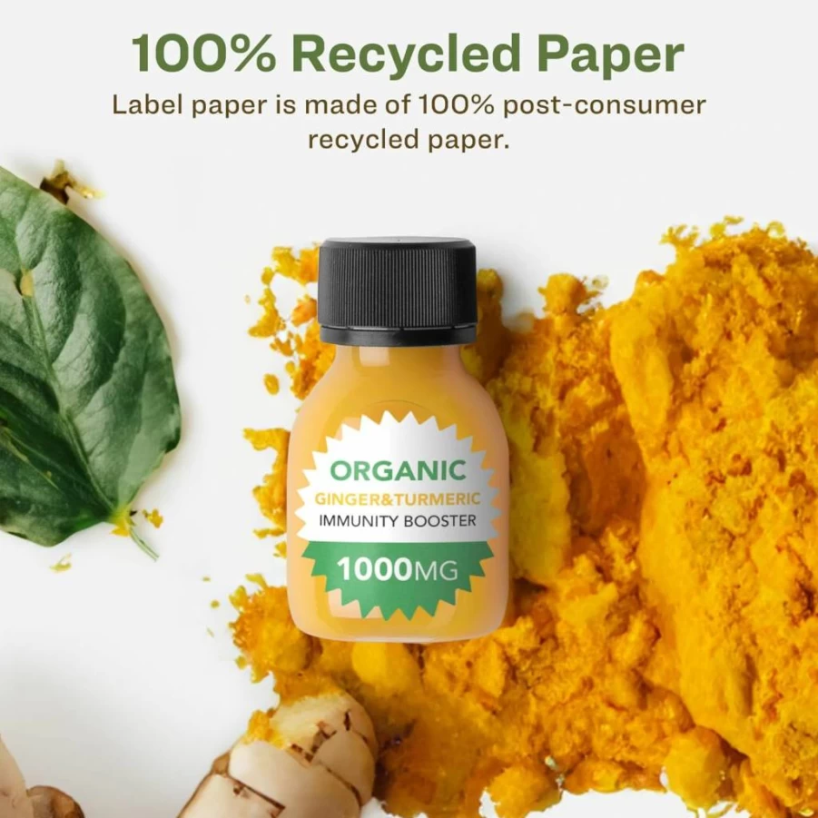 Avery 1" Recycled Matte White Eco-Friendly Labels, Print-To-The-Edge, Permanent Adhesive, Laser/Inkjet Compatible, 480-Pack