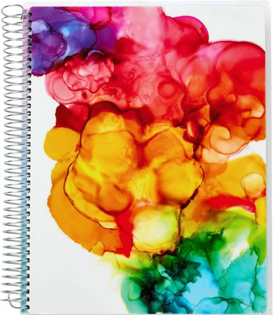 AVERY Undated 12-Month Weekly Planner with Monthly Stickers, 8.25" x 9.75" Sage Harmony Design, Productivity Planner for Work & School (29876)