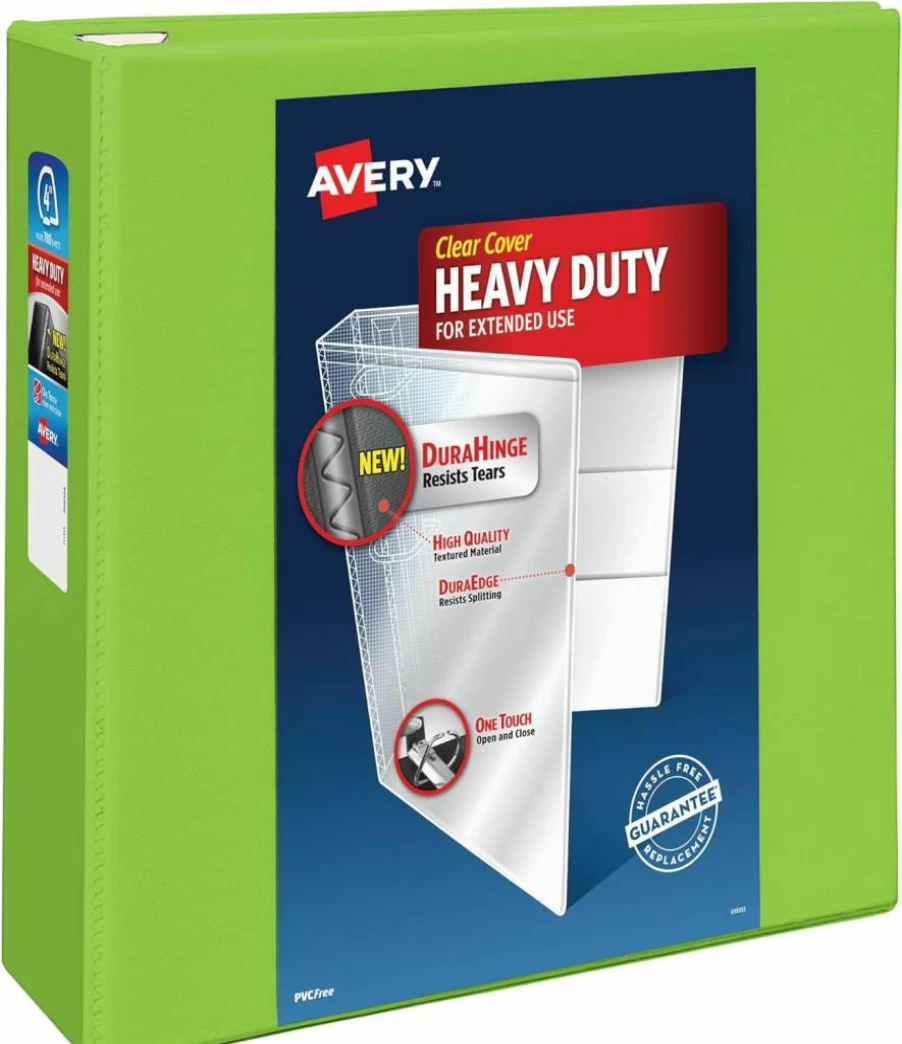 AVERY 1" Purple Heavy-Duty 3-Ring Binder with One-Touch EZD Rings (Model 79771)