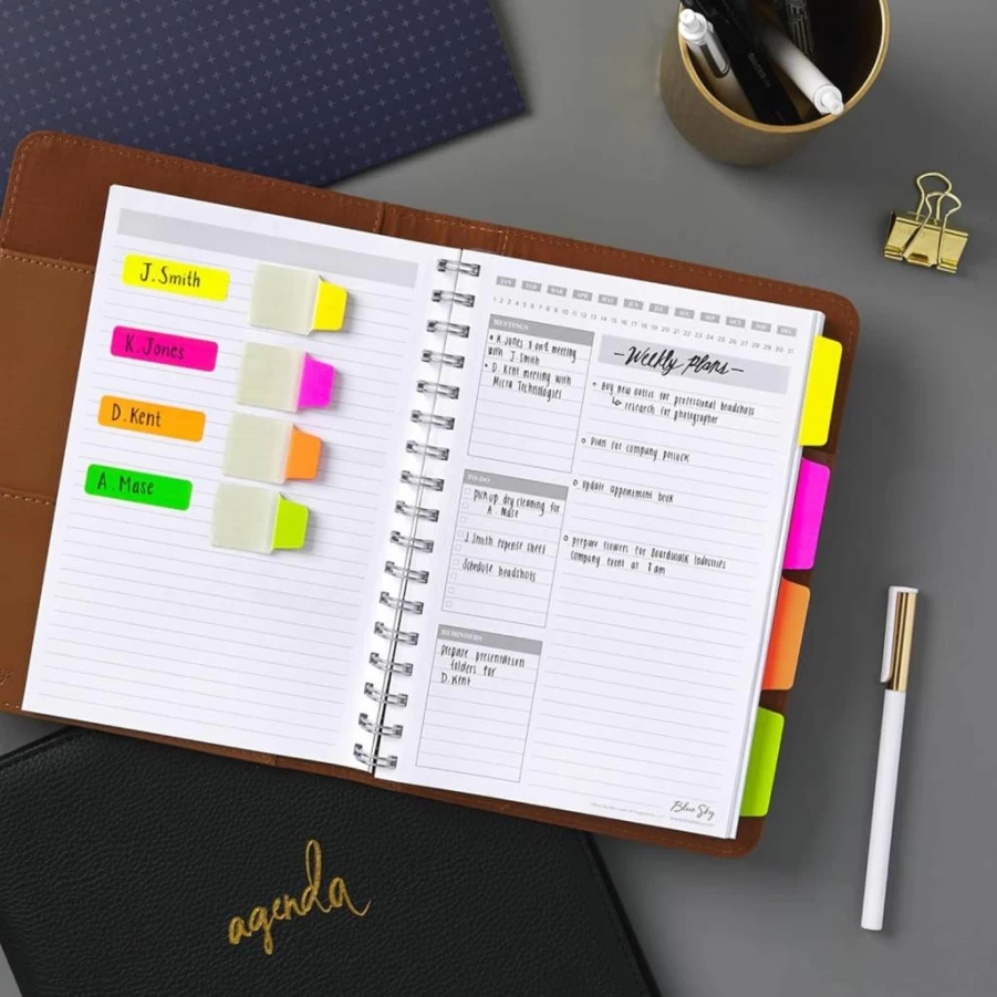 Avery Neon Color-Coding Removable Labels, 1/2" x 1-3/4", 180 Blank Non-Printable Labels, Assorted Bright Colors (6724)