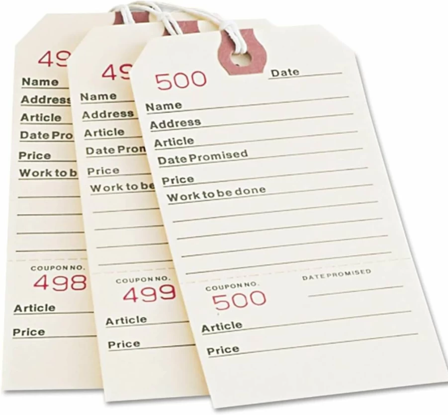 Avery 15030 Manila Repair Tags, 5.25" x 2.625", Pack of 500, Durable Shipping Labels for Packages and Inventory