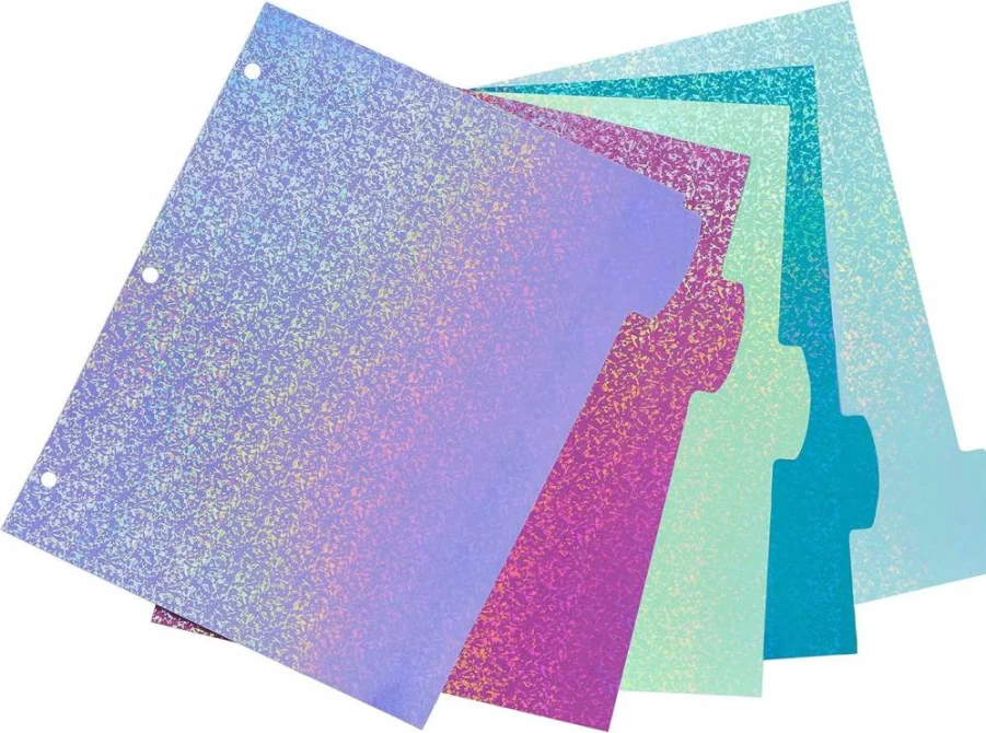 Avery Reversible Big Tab Dividers, 5-Tab Set in Assorted Colors (24928) - Durable Fashion Organizer