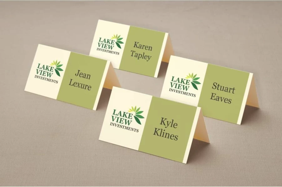 AVERY 5302 Printable Tent Cards, 2" x 3.5" White Blank Place Cards, 160-Pack for Laser & Inkjet Printers, Sure Feed Technology