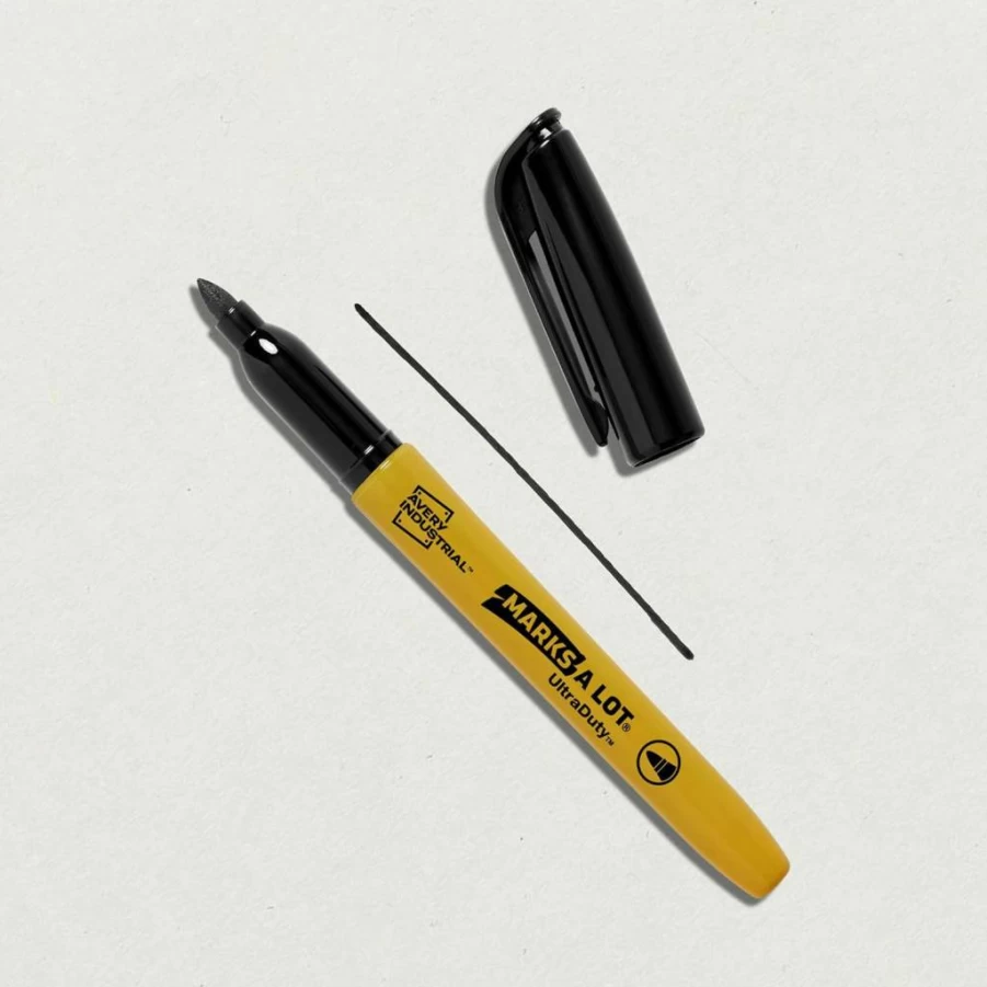 Avery Marks-A-Lot Ultraduty Permanent Markers - Industrial-Strength, Fade-Resistant, Quick-Drying Ink for Tough Surfaces