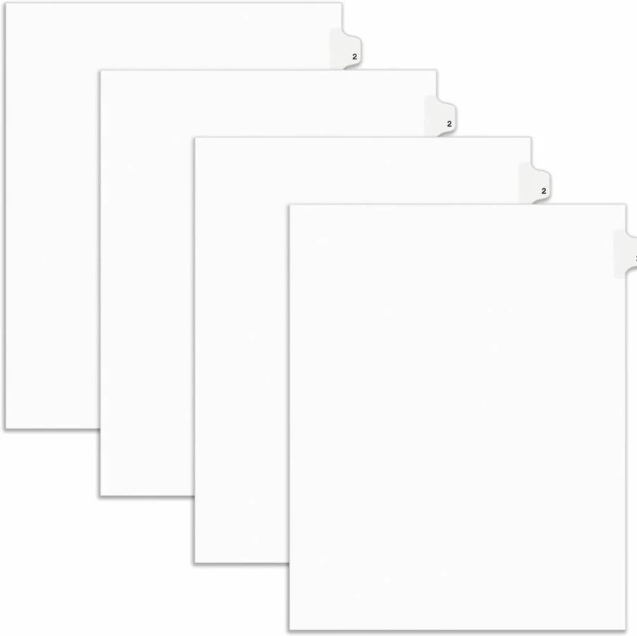 AVERY Letter Size Legal Dividers with Side Tab #8, 11918, for Organizing Documents