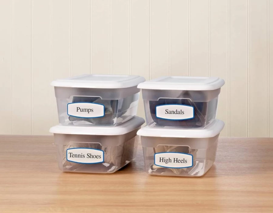 Avery Removable Multi-Use Labels with Blue Border, 3.75 x 1.625 Inches, 15-Pack (41445) for Organizing and Decorating