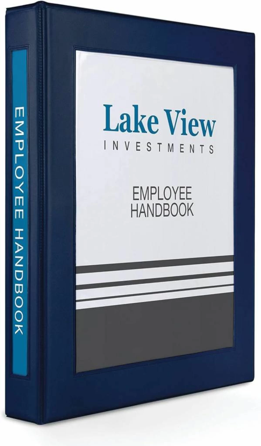 Avery 68055 Navy Blue Heavy-Duty 3-Ring Binder with 1" EZD Rings, Durable Framed View Binder for Office & School