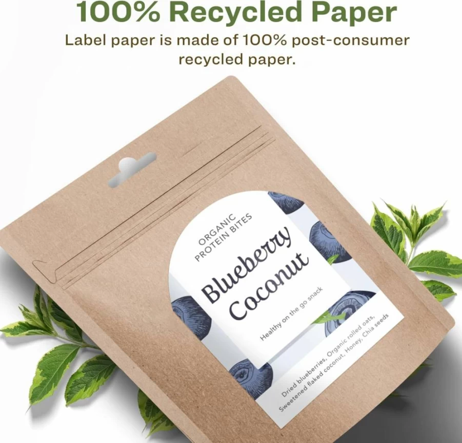 Avery Recycled Matte White Arched Labels 4.75" x 3.5" - Eco-Friendly, Permanent Adhesive, Print-To-The-Edge, Laser/Inkjet Printable, 100-Pack