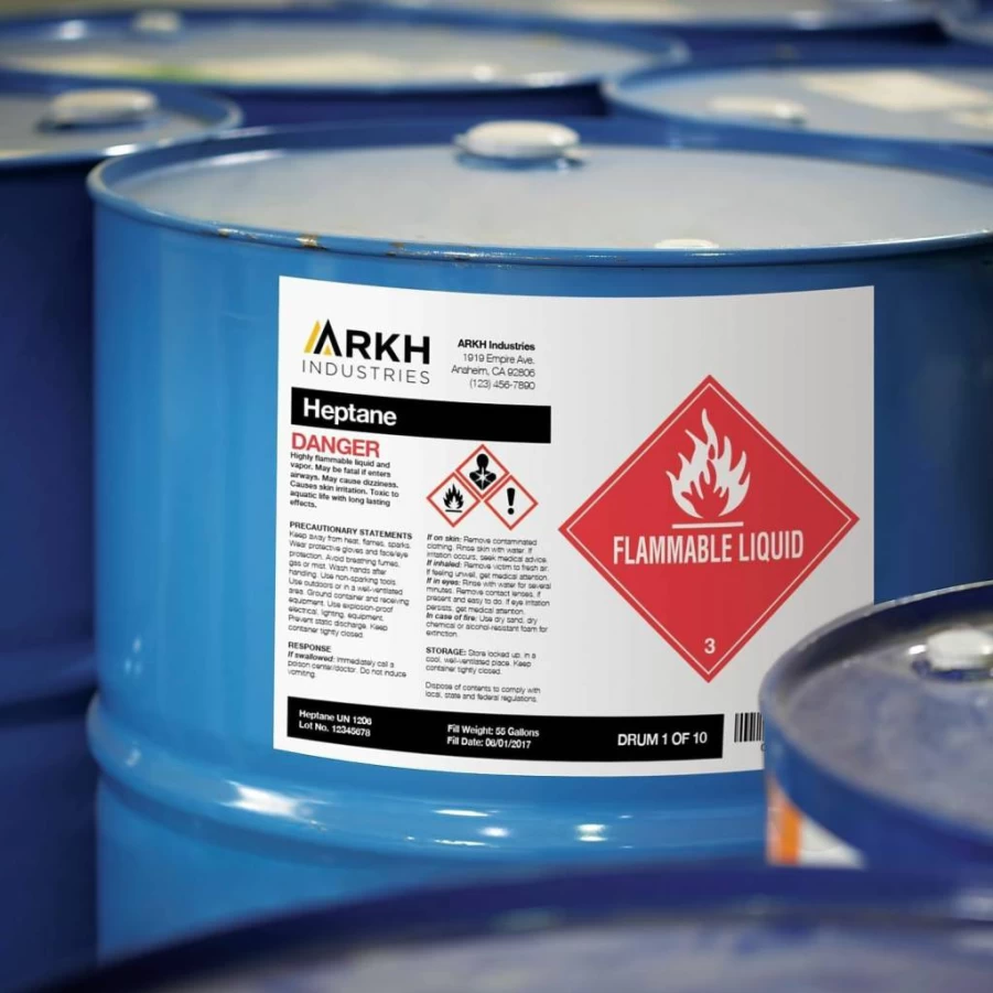 Avery Ultraduty GHS Chemical Labels for Laser Printers - Waterproof, UV Resistant, 8.5" x 11" Sheet, 50-Pack (60501) | Durable Hazardous Material Labels