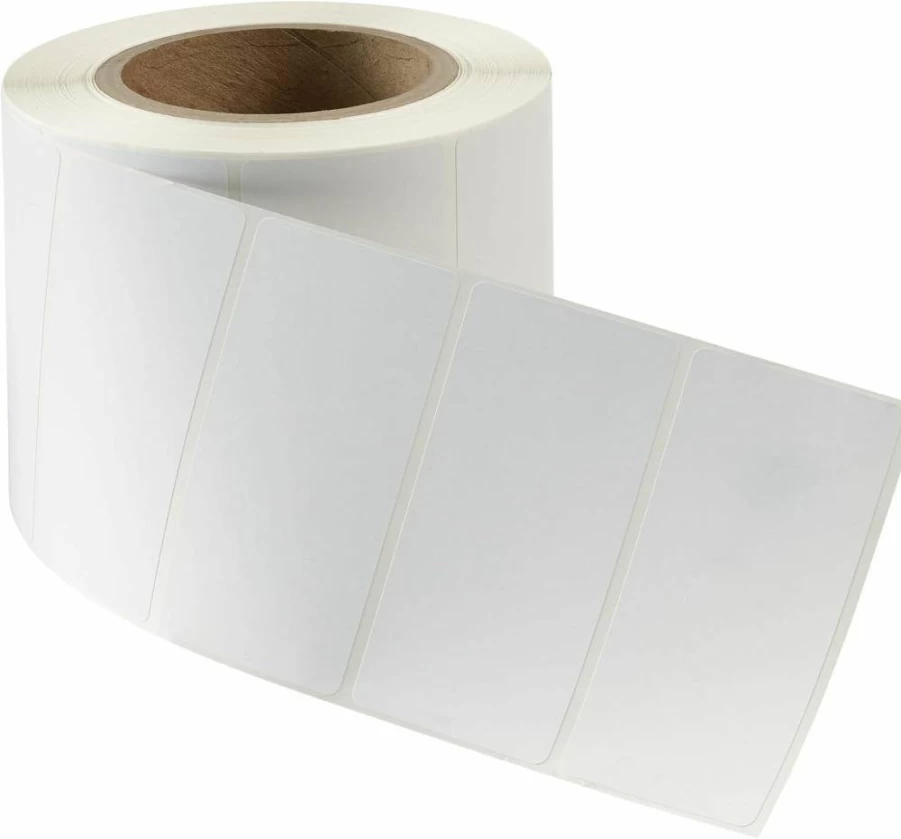Avery 4133 Industrial Direct Thermal Labels, 4" x 2", White, 3" Core, 1000 Labels per Roll, 2 Rolls (2000 Total), Compatible with Thermal Printers
