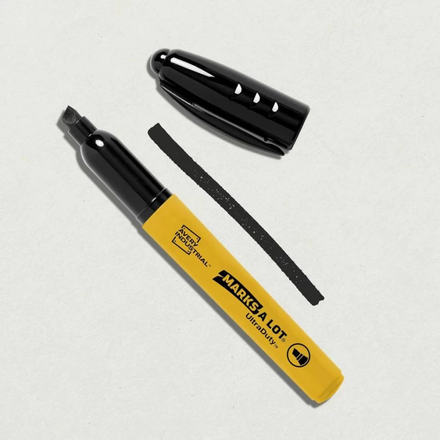 Marks-A-Lot Ultradry Permanent Markers - Industrial-Strength, Quick-Drying, Fade-Resistant for Professional Use